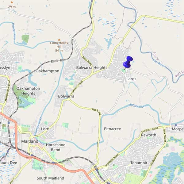 Tocal Map Location